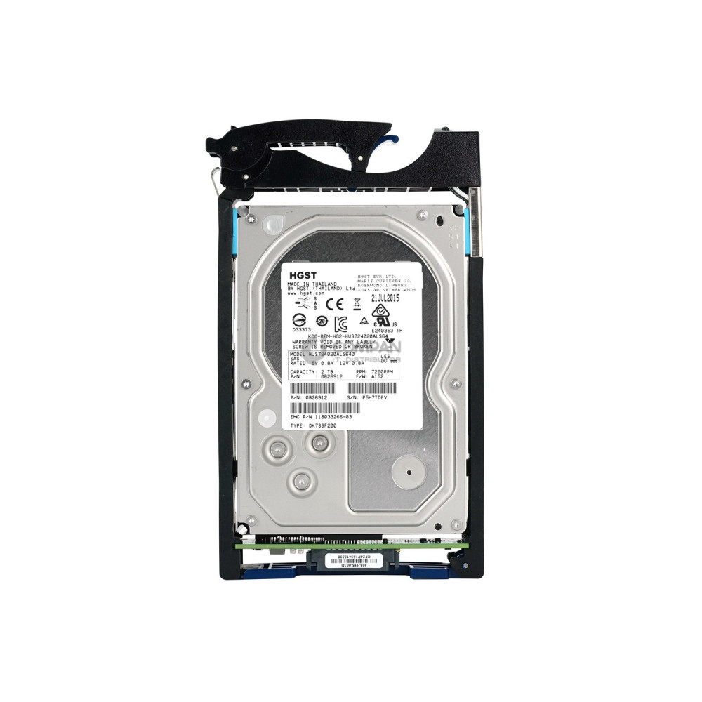 005050945 EMC HDD 2TB 7.2K SAS 6G 3.5" LFF HOT-SWAP